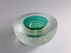 vortex bowl - green diameter 12cm